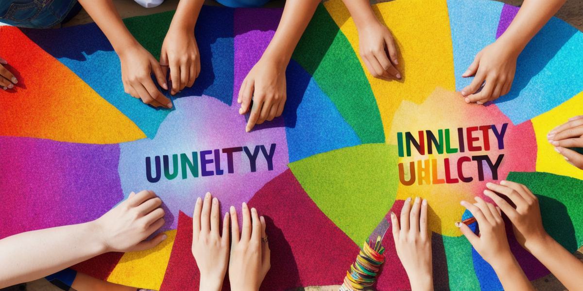 What are the benefits of promoting unity in a community?